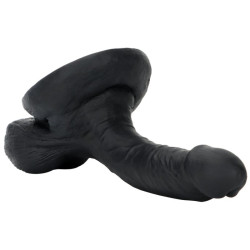 DarkSil Gode en silicone Bigbal 14 x 4cm Noir
